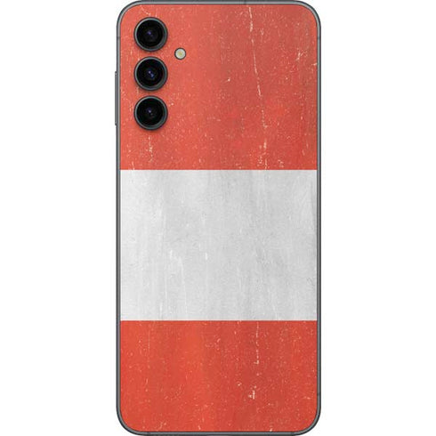 Distressed Austria Flag Galaxy A14 5G Skin